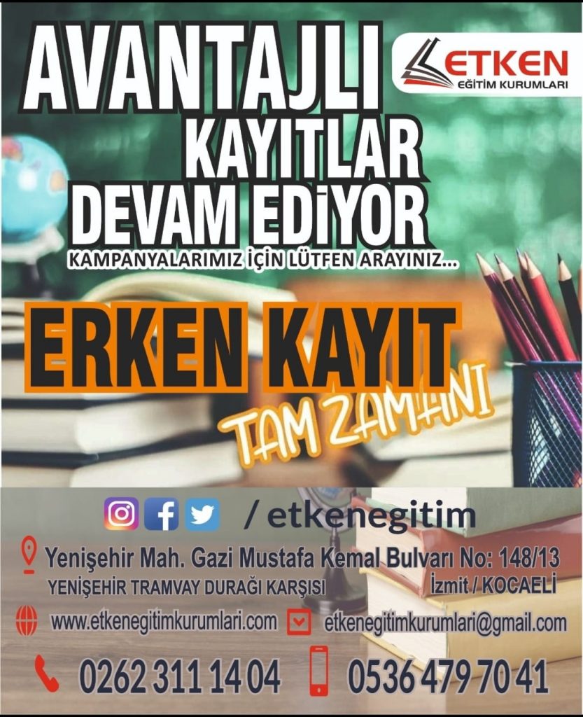 Erken Kayıt Fırsatlarından Yararlanın